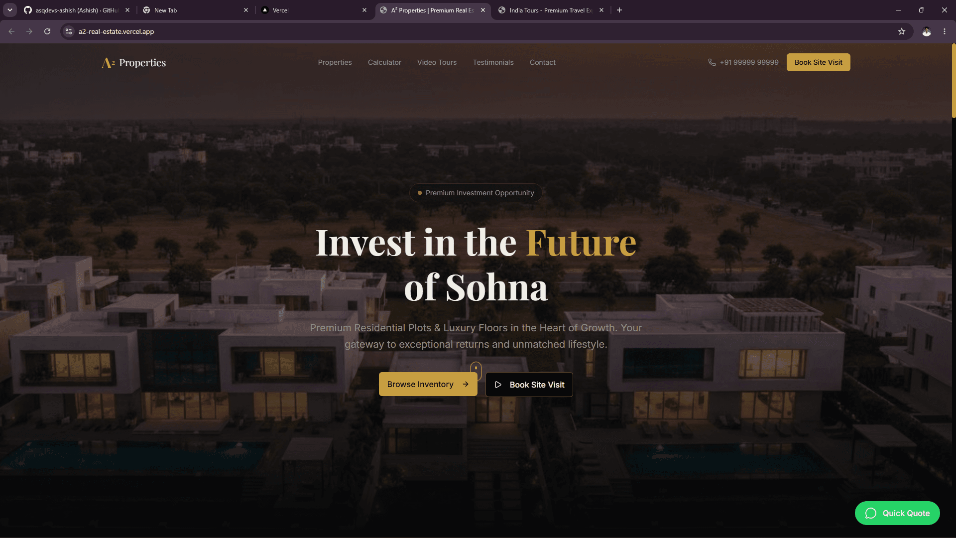 A² Properties — Real estate discovery platform